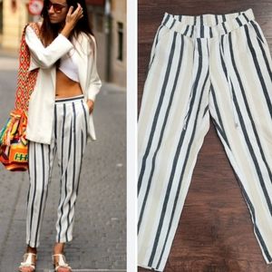 SOHO LINEN STRIPED PANTS 👖